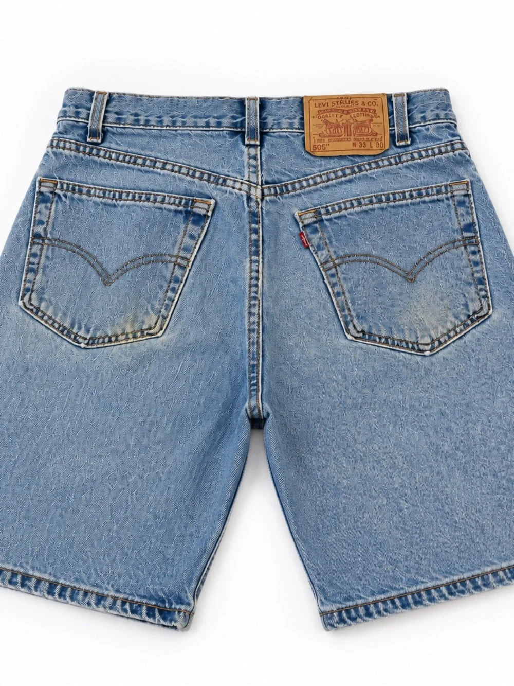 Levi's Light Blue Men's 505 Regular Fit Denim Shorts